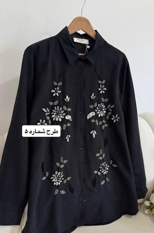 شومیز مشکی مجلسی در ۶ طرح لوکس و زیبا