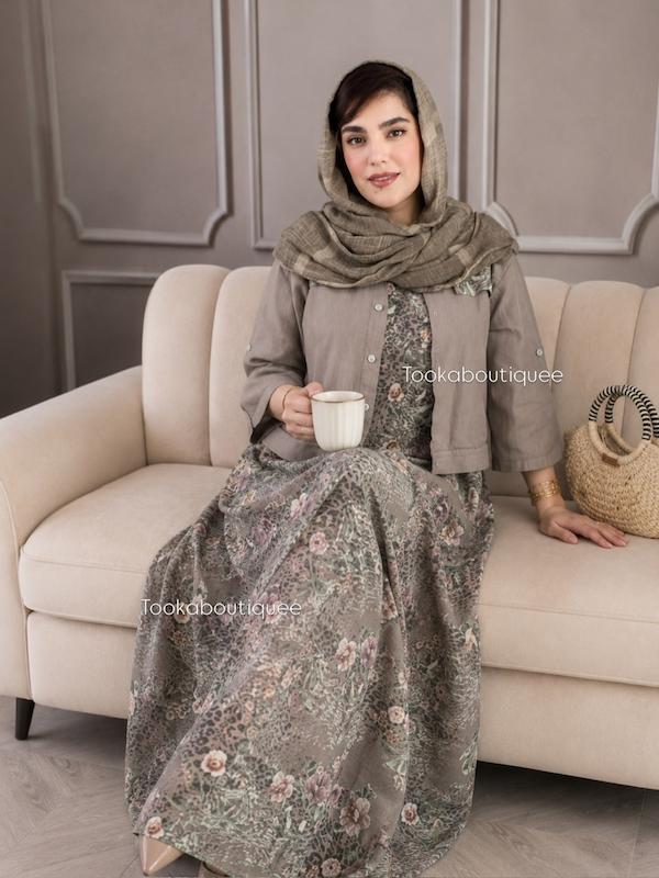 ست دو تیکه کت و سارافون ایتالیایی