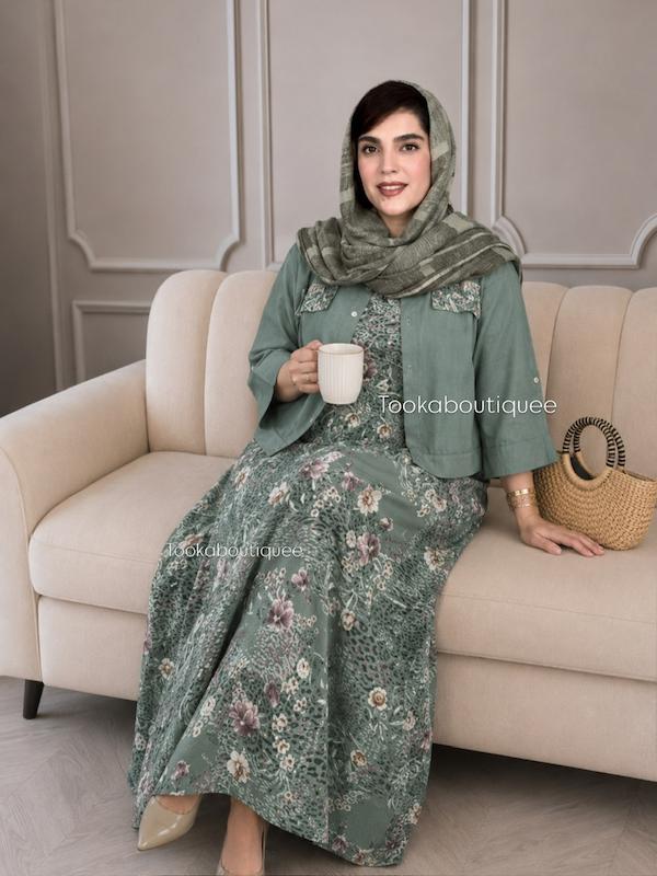 ست دو تیکه کت و سارافون ایتالیایی