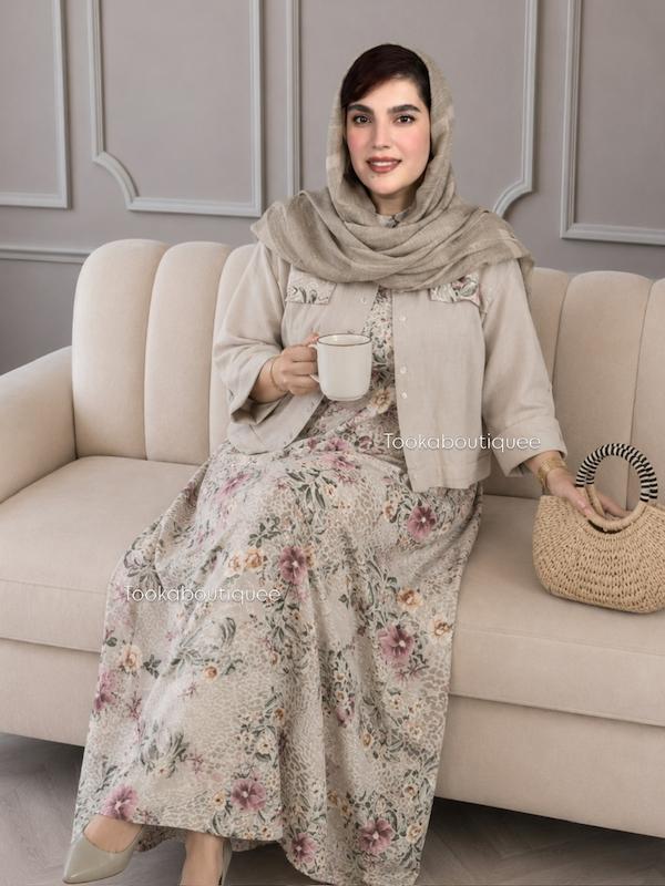 ست دو تیکه کت و سارافون ایتالیایی