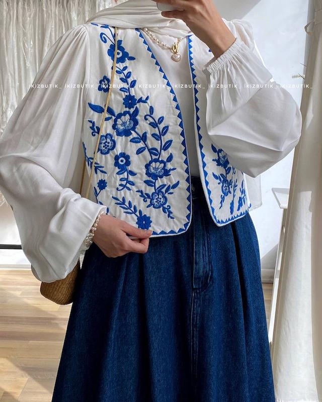 وست گلدوزی آستین سر خود