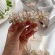 گیره فرانسوی منجوق ملیله آویزدار 