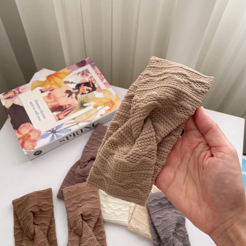 هدبند گره ای پاییزه طرحدار 