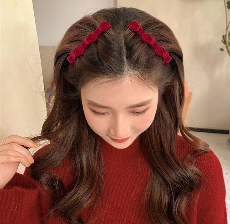 گیره انبری کلیپسی مخمل 