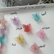 مینی کلیپس شیشه ای پروانه دوبل