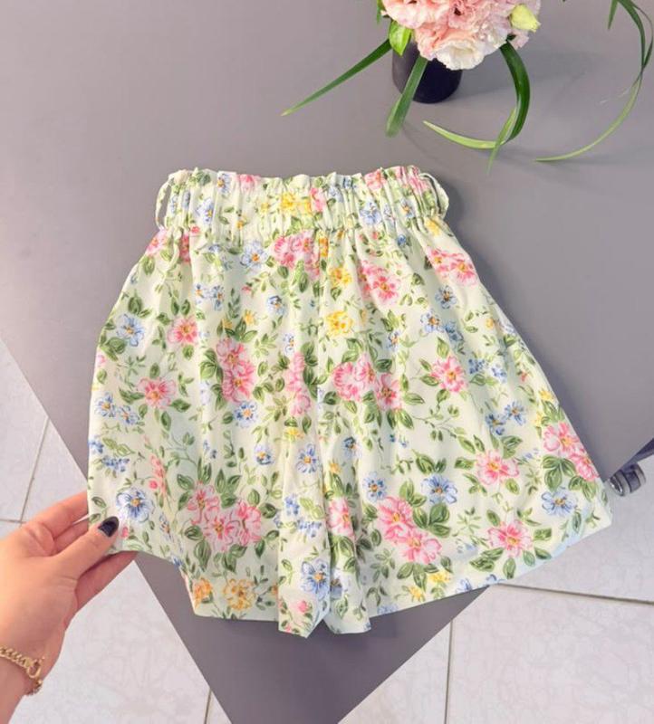 شورتک دخترانه زنانه گل گلی