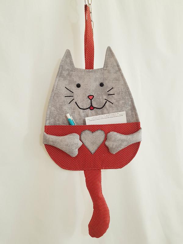 جای کاغذ یادداشت طرح گربه