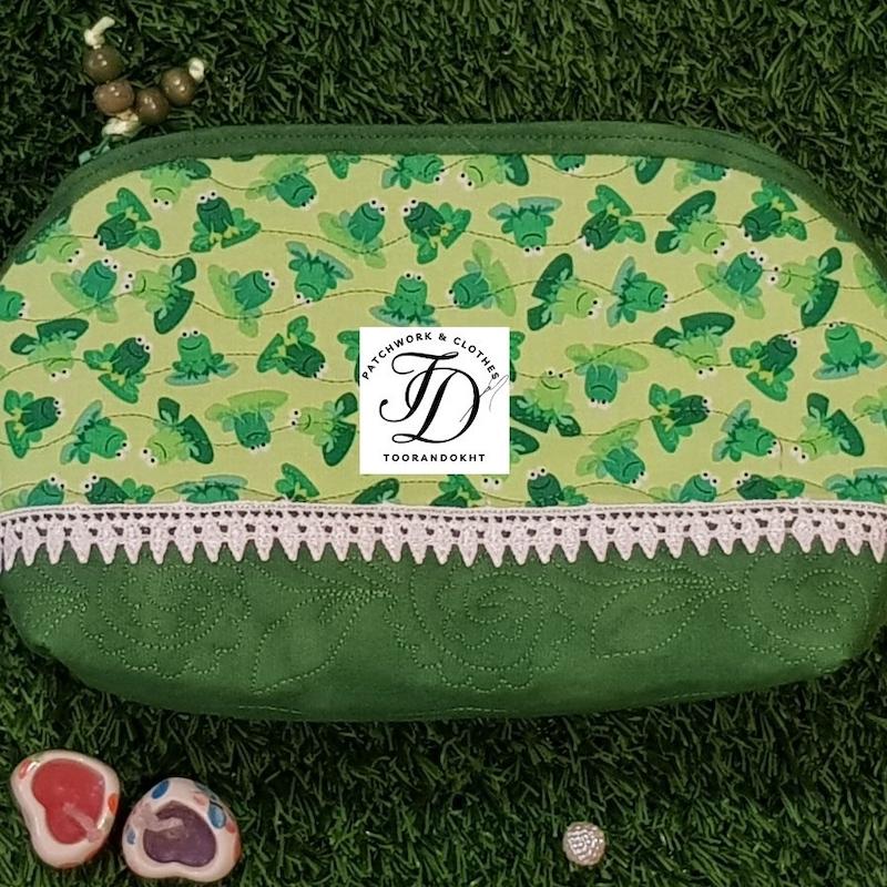 کیف لوازم آرایش فانتزی، قورباغه