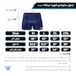 شورت پادار پنبه کش لیفه ای (پک 2 عددی) سورمه ای