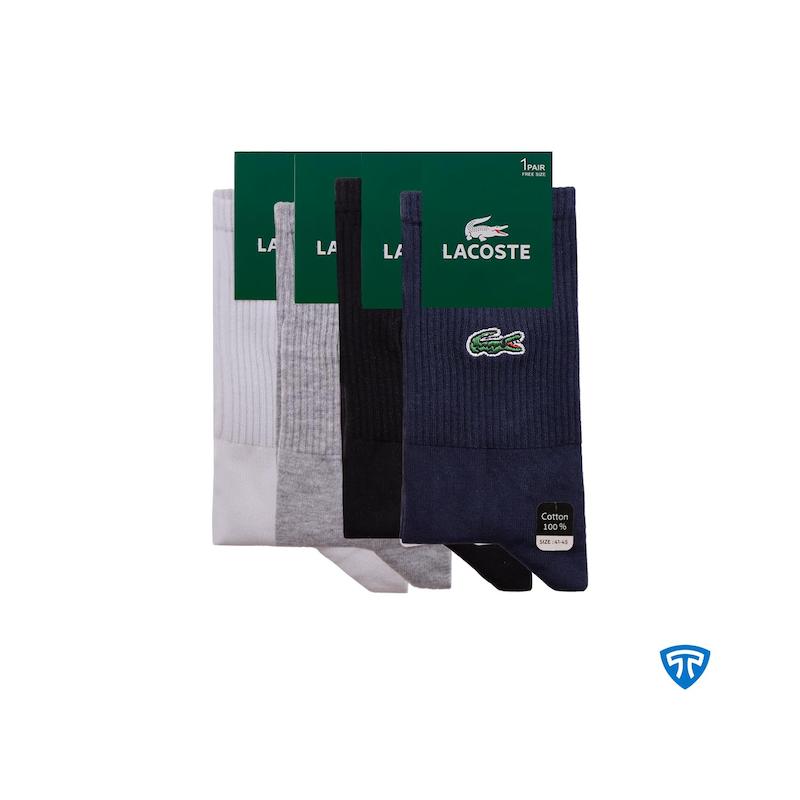 جوراب ساقدار اسپرت مردانه تاپیک برند LACOSTE