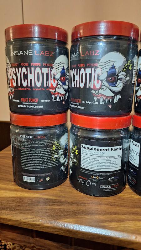 مکمل پمپ اینسین لبز Psychotic وزن ۲۱۵ گرم