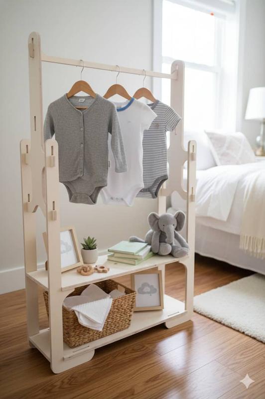 قفسه و رگال لباس مونتاژو کد ghf 103