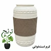 گلدان پلیمری مدل کوزه کنفی