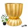 گلدان فایبرگلاس مدل شکلاتی