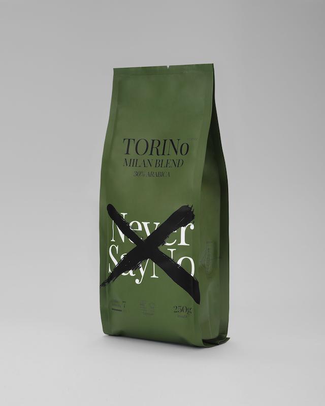 بسته‌بندی ترکیب ۳۰٪ عربیکا تورینو