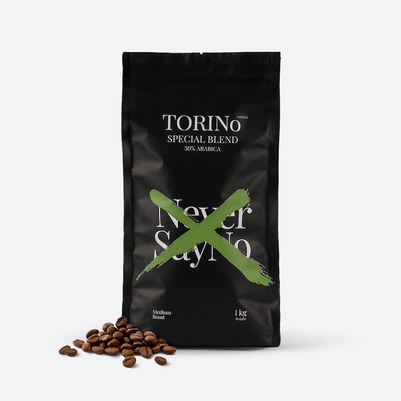 دانه قهوه ۳۰٪ عربیکا تورینو ۱ کیلوگرمی