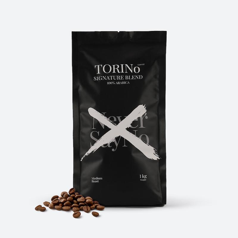 دانه قهوه ۱۰۰٪ عربیکا تورینو ۱ کیلوگرمی