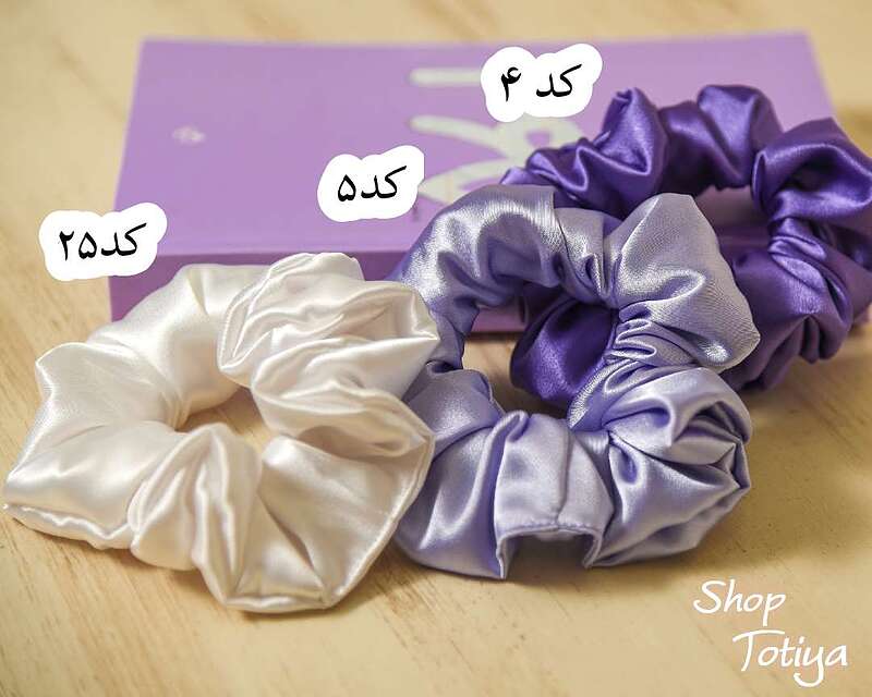 اسکرانچی ساتن ابریشم 