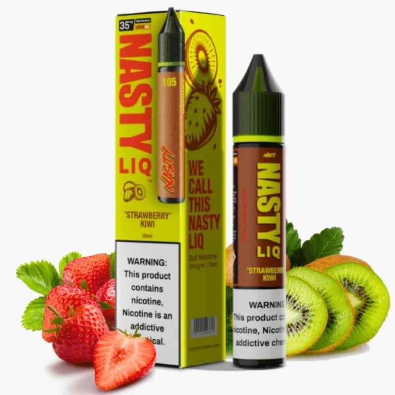 سالت نیکوتین نستی کیوی توتفرنگی | Nasty Salt Kiwi Strawberry 30mg
