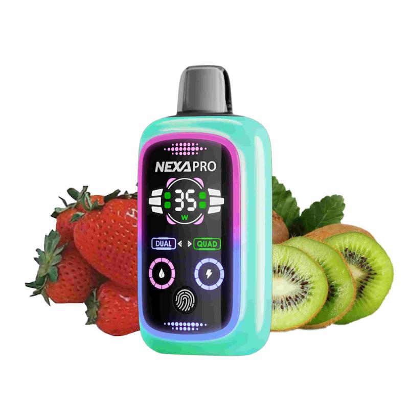 پاد یکبارمصرف نکسا پرو کیوی توت‌فرنگی 30000 پاف نیکوتین 50