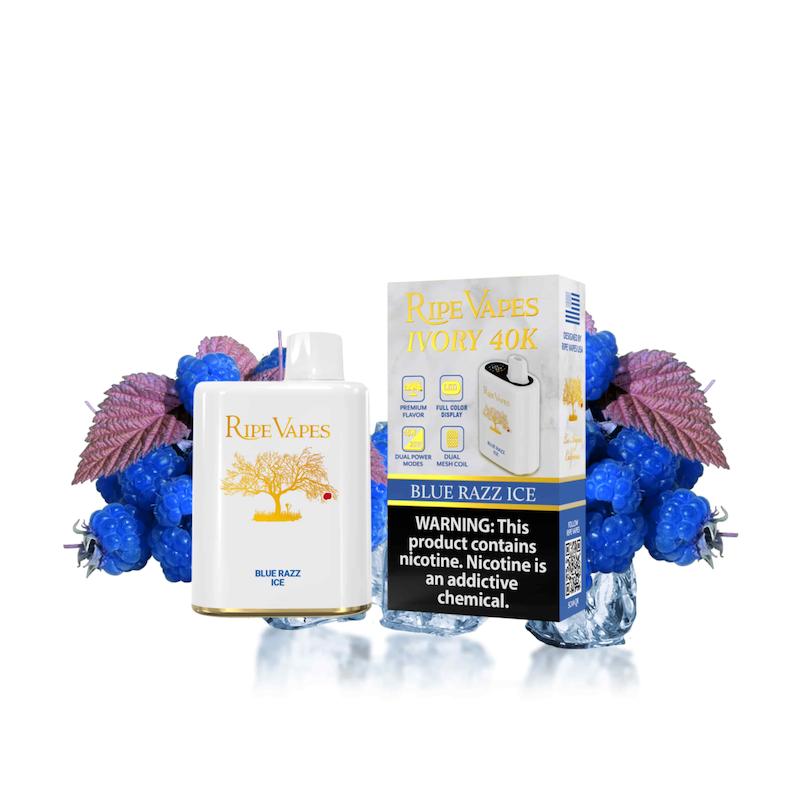 پاد یکبارمصرف-تمشک آبی-رایپ ویپز 40000 پاف