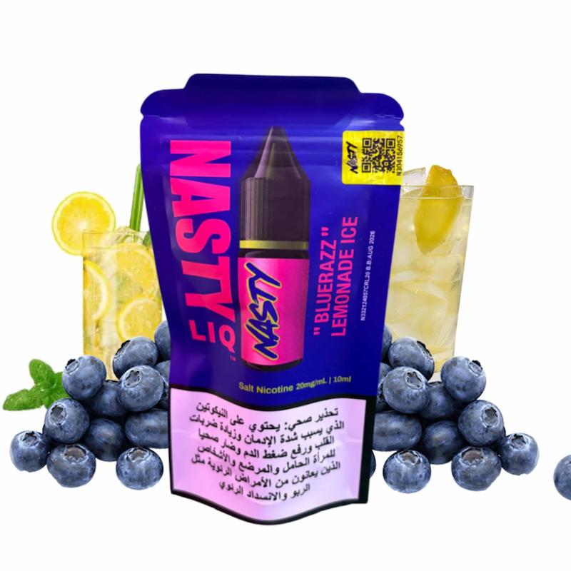 سالت نیکوتین،برند نستی،حجم 10 میلی لیتر،طعم لیموناد تمشک