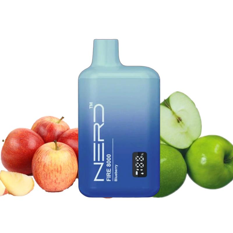 یکبار مصرف انگور ذغال اخته نرد 10000 پاف | Nerd Disposable 10000 Puffs