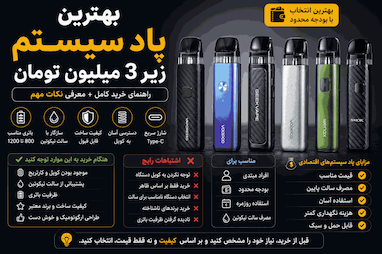 بهترین پاد سیستم زیر ۳ میلیون تومان | راهنمای خرید کامل + معرفی نکات مهم
