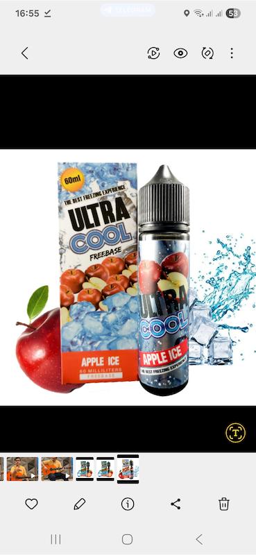 جویس اولتراکول سیب قرمز یخ 60 میل | Red Apple Ice