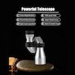 مینی تلسکوپ مناسب اتصال به موبایل با بزرگ‌نمایی قوی  20×80 Mobile-Mount Mini Telescope – High Power Zoom