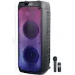 اسپیکر بلوتوثی قابل حمل NDR‑1095 | ساب‌ووفر 8″ ×2، رقص نور RGB