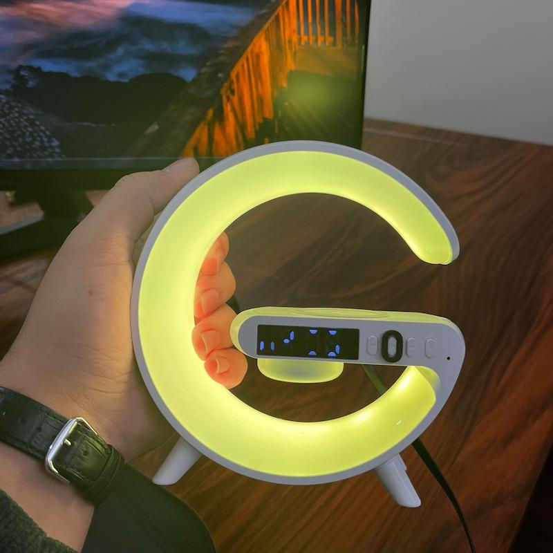 اسپیکر و چراغ خواب رومیزی مدل G63_Glite G63 Speaker & Night Lamp