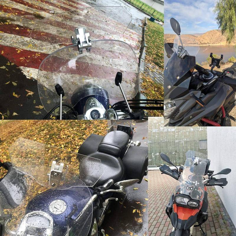 دفلکتور (بچه طلق) پایه فلزی موتوسیکلت