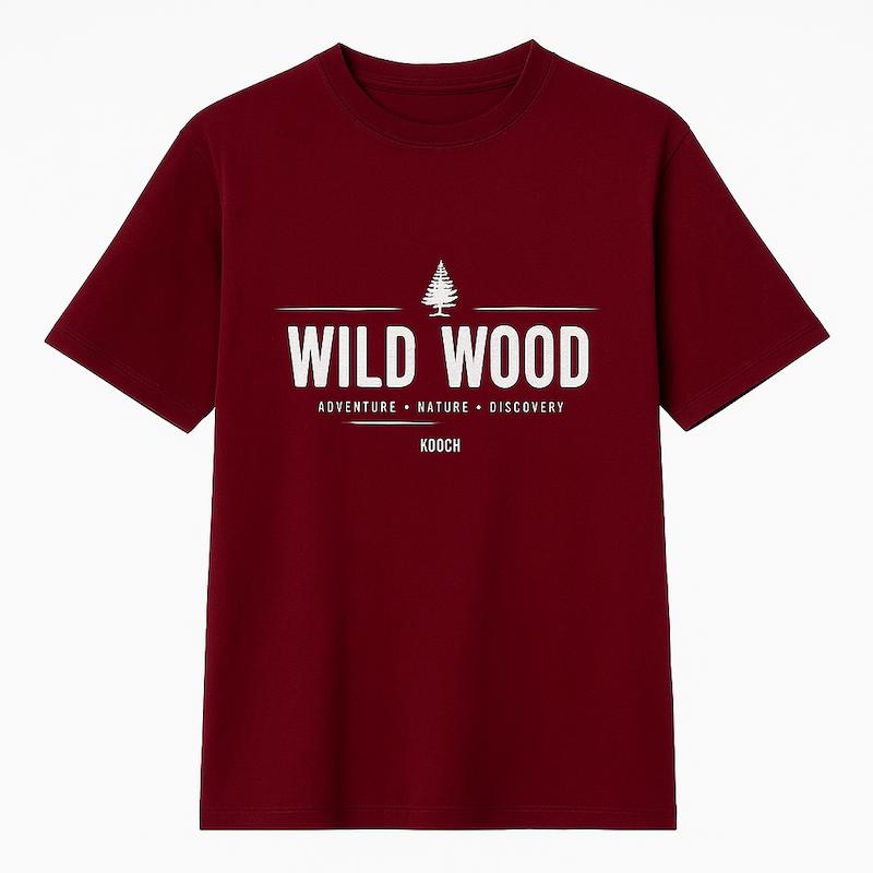 تیشرت تابستانه کوچ مدل WILD WOOD