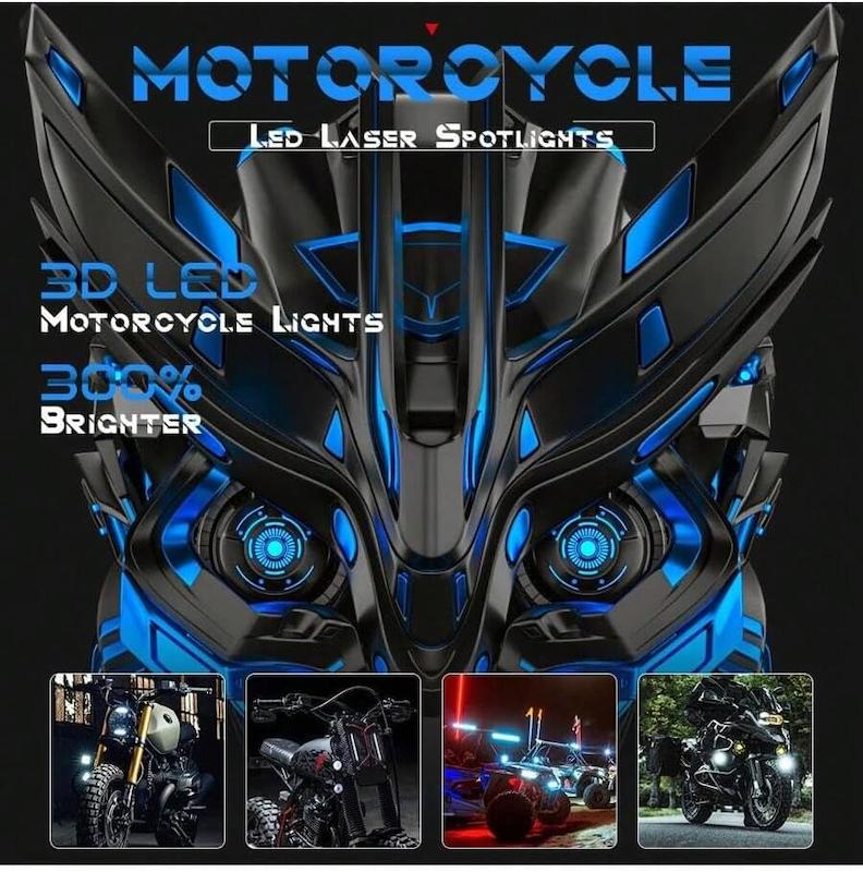 پروژکتور تک لنز موتورسیکلت برند Motolight پک کامل 