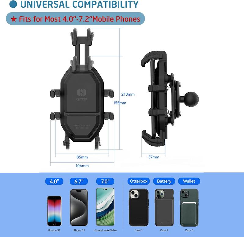 هولدر موبایل موتورسیکلت Uito مدل U1