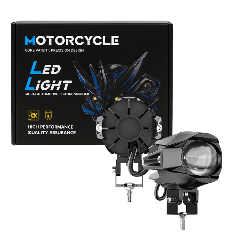 پروژکتور تک لنز موتورسیکلت برند Motolight پک کامل 