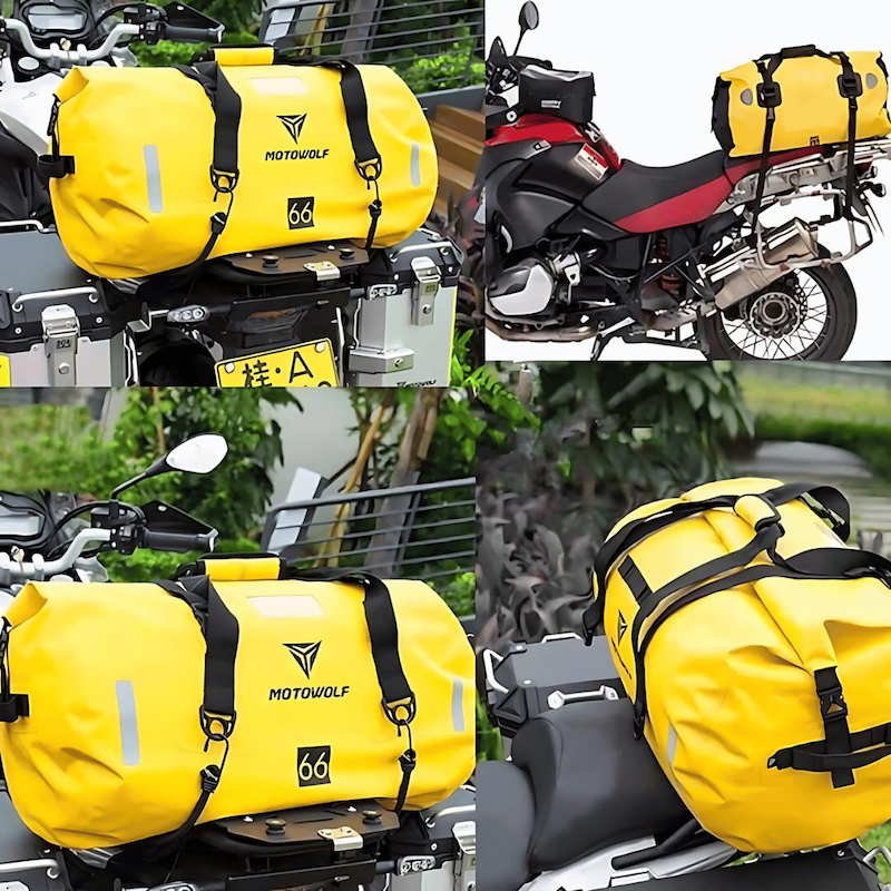 کیف ضدآب 66 لیتری برند موتوولف Rackpack 66L motowolf 
