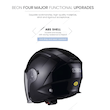 کلاه کاسکت بیون مدل Full black – بدون فک beon