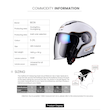 کلاه کاسکت بیون مدل Urban Rider – بدون فک beon