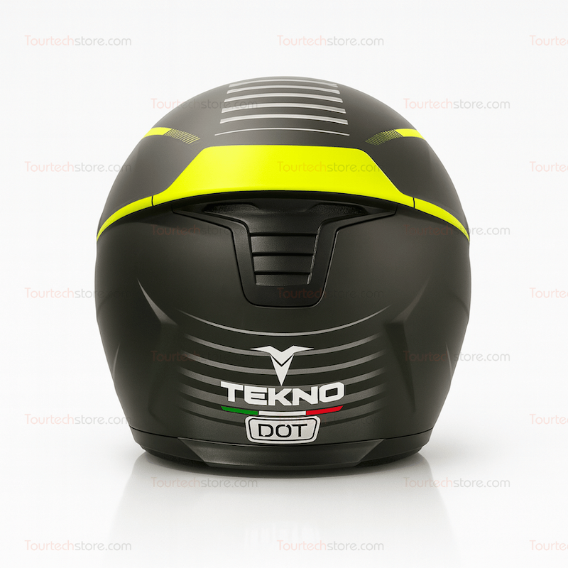  کلاه کاسکت فک متحرک تکنو (TEKNO) سبز مشکی