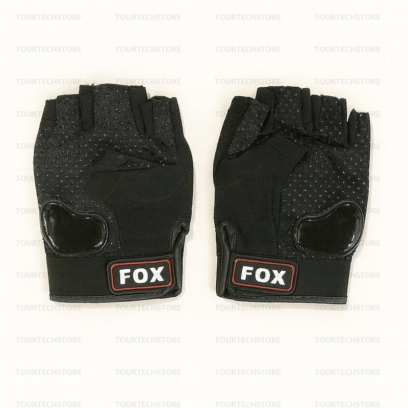 دستکش موتورسواری نیم پنجه FOX