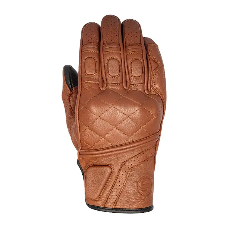 دستکش موتورسواری starfield چرمی قهوه ای