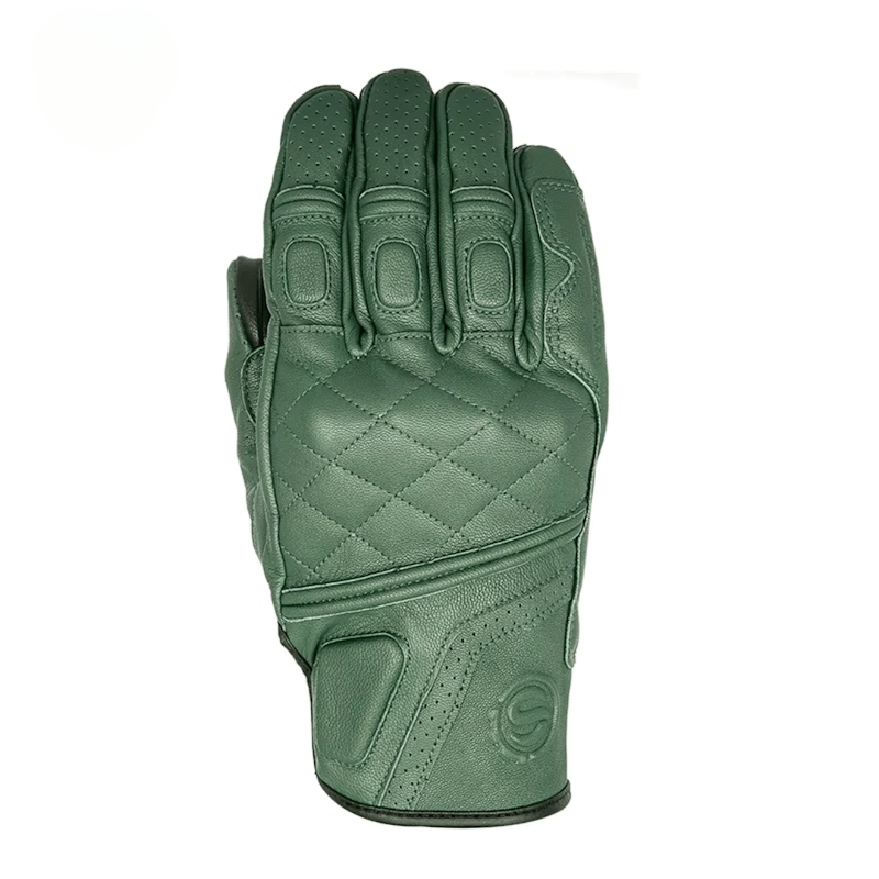دستکش موتورسواری starfield سبز چرمی