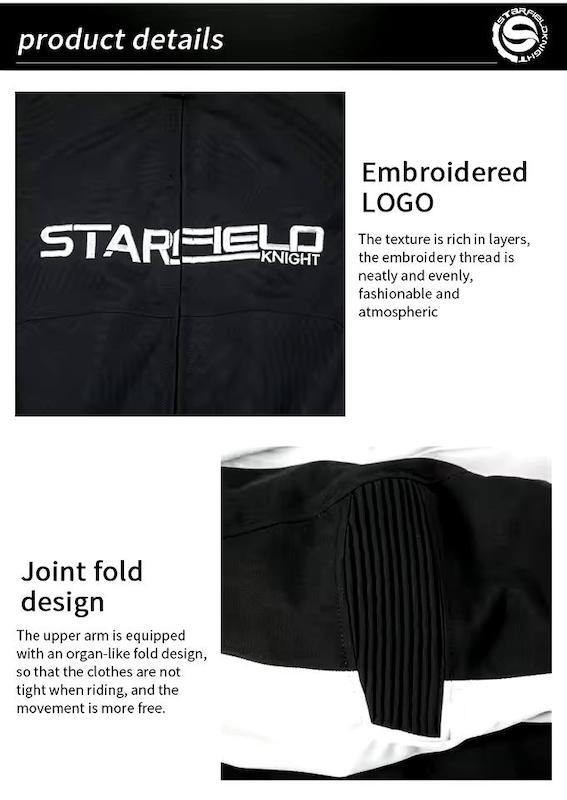 کاپشن موتورسواری زنانه Starfield مدل WOMAN SKJ-890