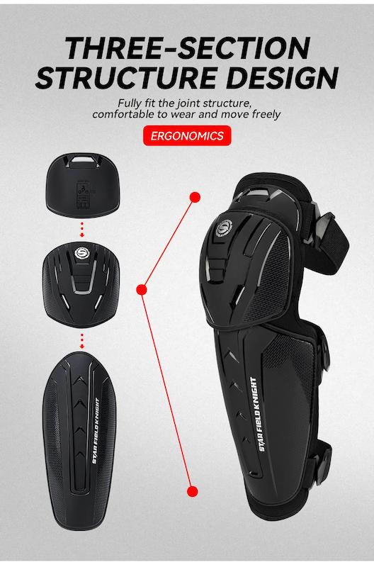 ست زانوبند و آرنج‌بند Starfield Knight مدل SKH-914