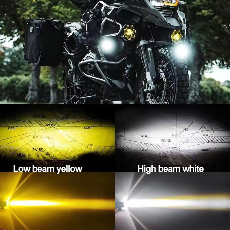 پروژکتور تک لنز موتورسیکلت Motolight پک کامل