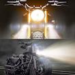 پروژکتور پک کامل تک لنز موتورسیکلت Motolight 