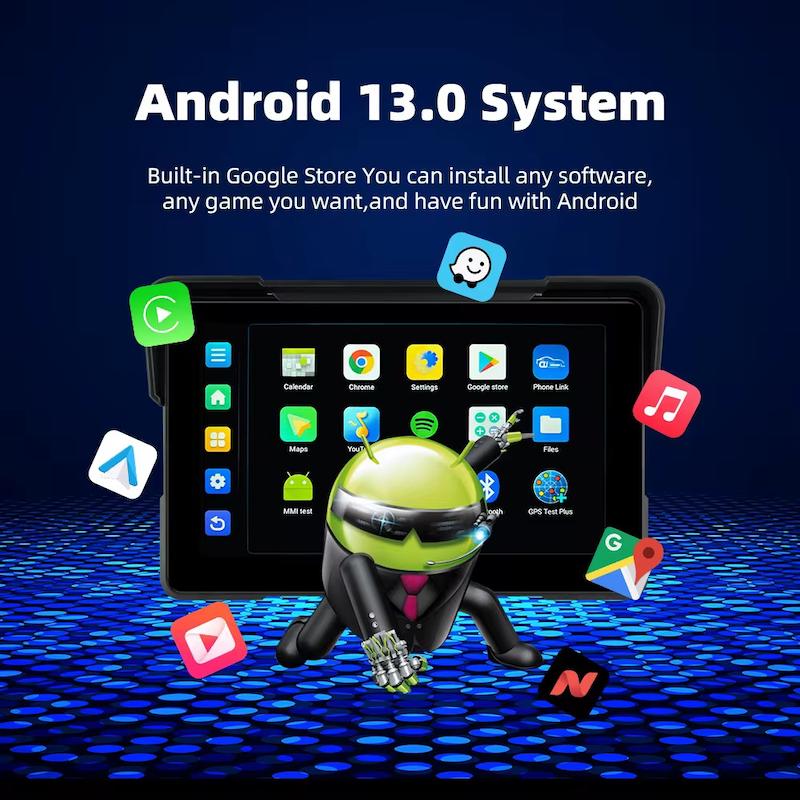 کارپلی مانیتور موتورسیکلت Carplay M7