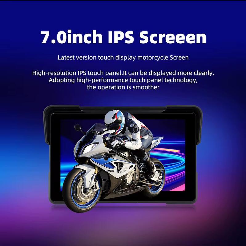 کارپلی مانیتور موتورسیکلت Carplay M7